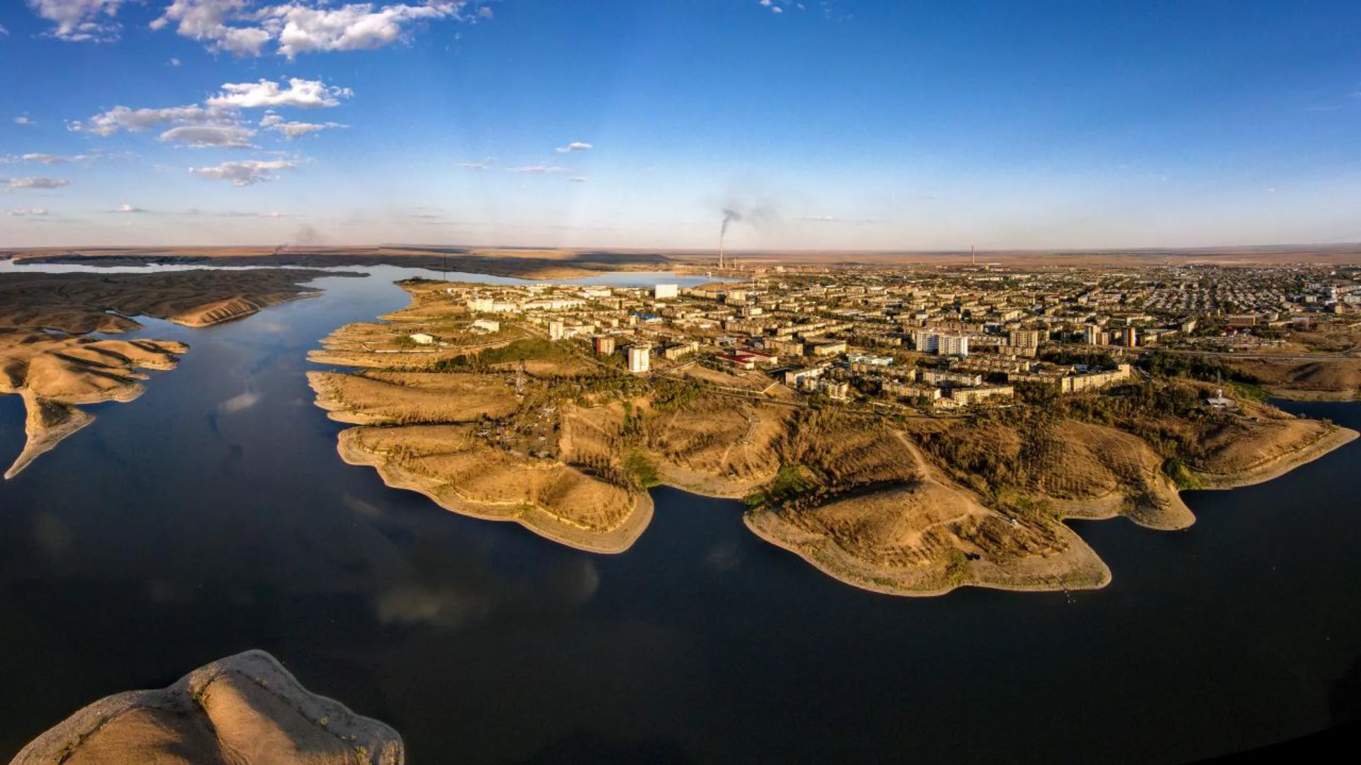 Zhezqazghan aerial