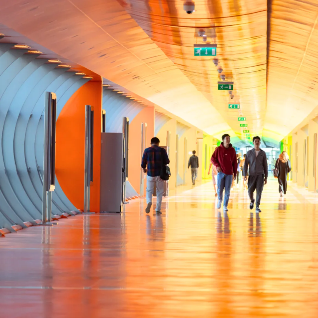 campus walkway